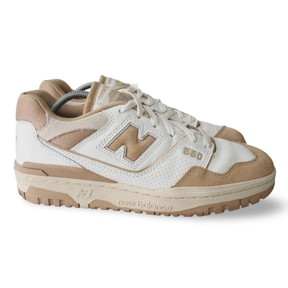 New Balance 550 Incense Casual Sneakers Mens 7.5 Womens 9 White Tan BB550NEC - Picture 4 of 11